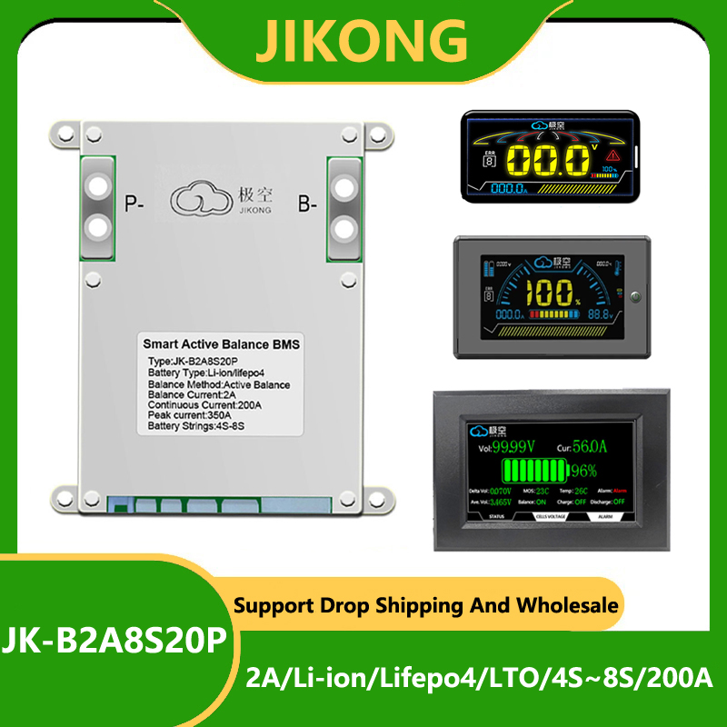 Lithium Battery 12V - Jk bms 200a JK-B2A8S20P jkbms 2a