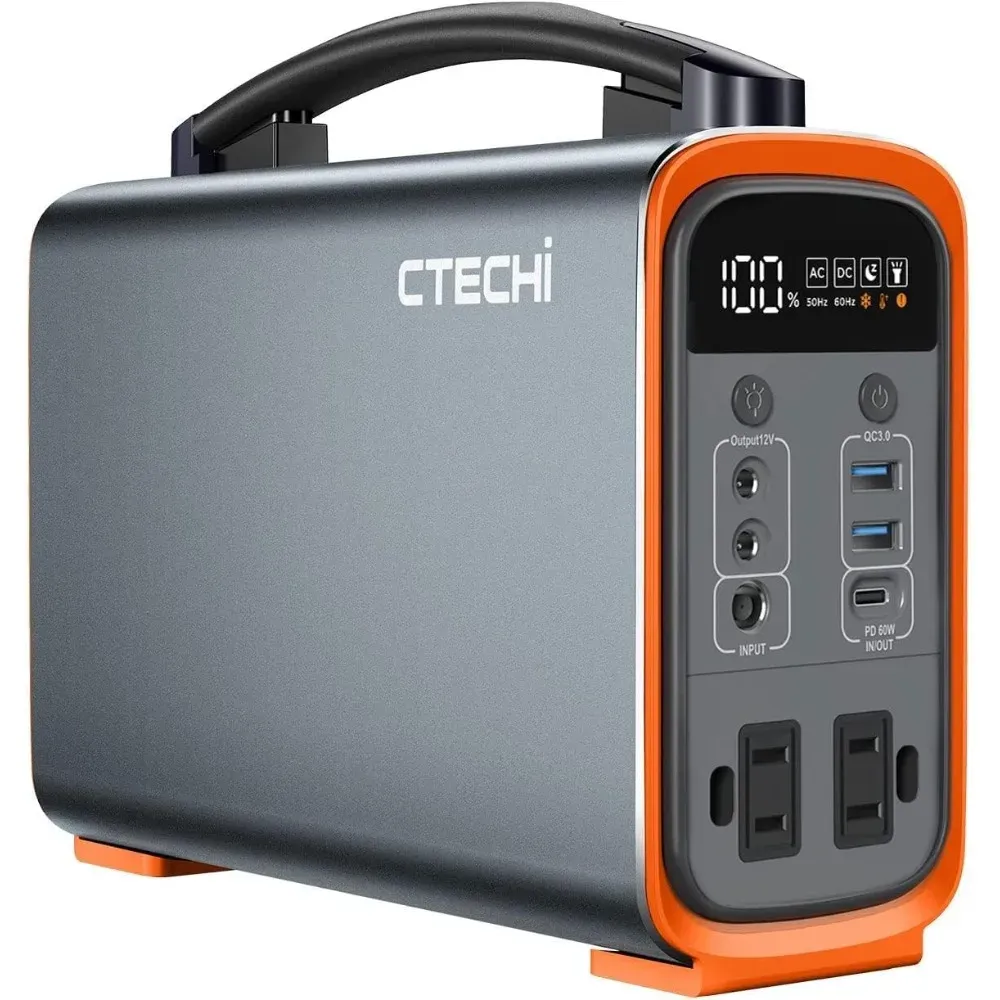 Portable Power Station - Estação de energia portátil Lifepo4 320Wh,