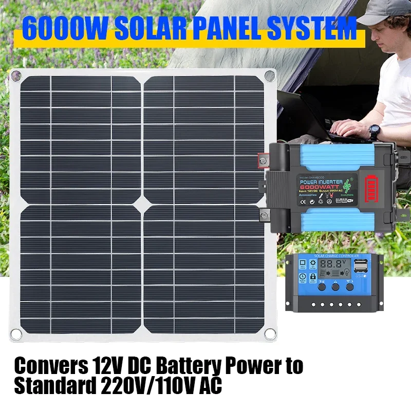 Kit solar de 6000W, equipado c - Solar Panel 200W avaliação e preço