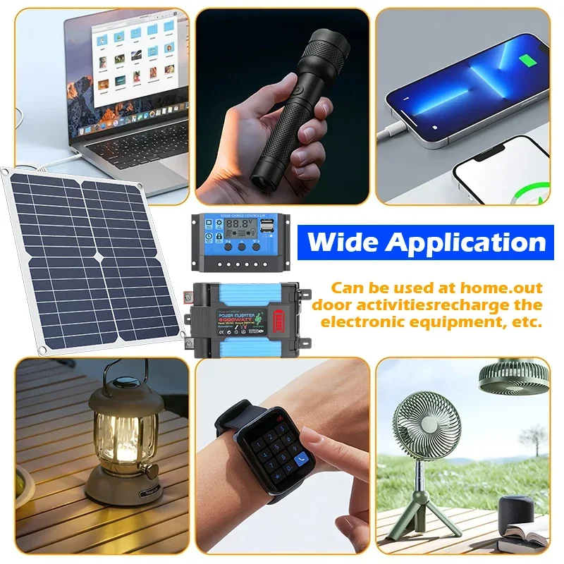 Kit solar de 6000W, equipado c - Solar Panel 200W avaliação e preço
